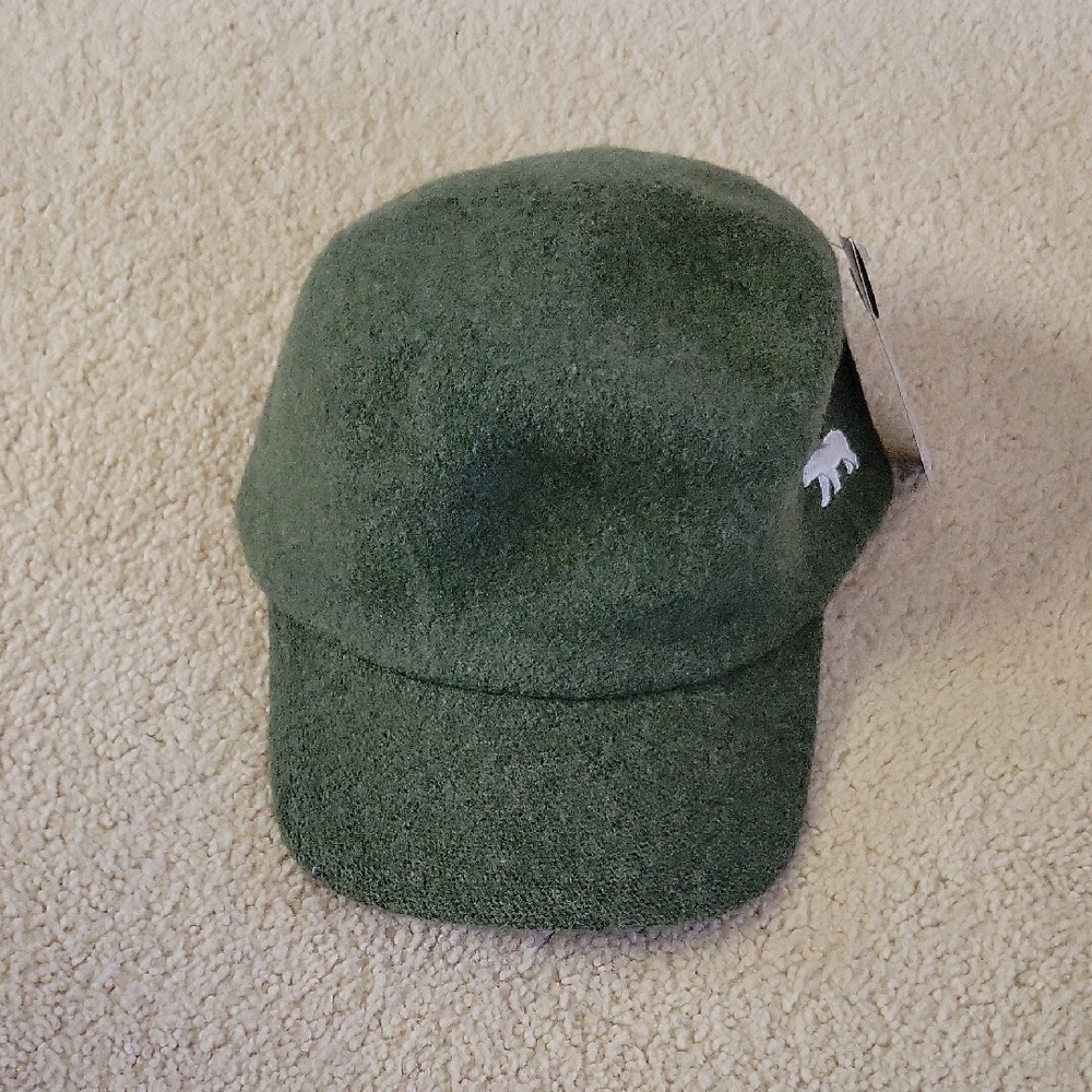 Brand New Norlender Green Wool Cap